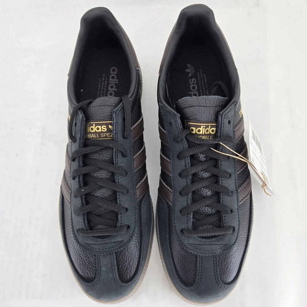 Adidas Handball Spezial Black Dark Brown Gum IH6568 Mens Size 9 Sneakers NEW